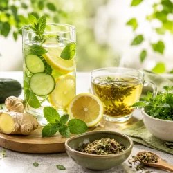 Натурални продукти за отслабване и детокс с билки и растителни съставки